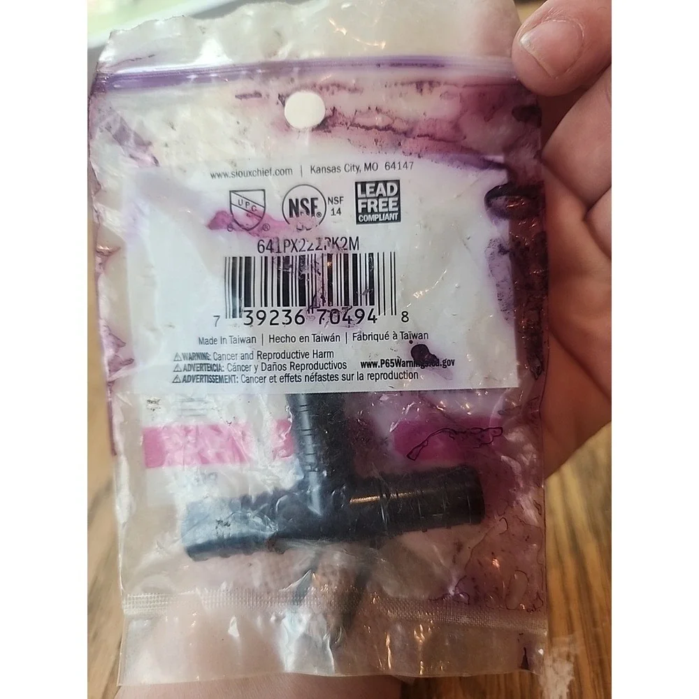 Sioux Chief PowerpEX Poly Tee 1/2